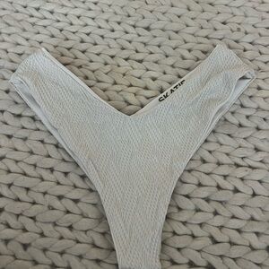 Skatie White Bikini Bottom